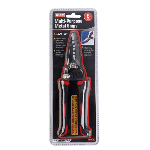 0009-0 - 8" MULTI-PURPOSE METAL SNIPS