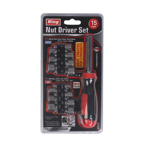 0943-0 - 15-PC NUT DRIVER