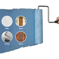 0992-0 - 9-PC PAINT ROLLER FRAME W/ 3 MICROFIBER COVERS