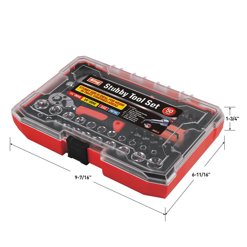 1268-0 - 50-PC MECHANIC'S TOOL SET – King Tools & Equipment