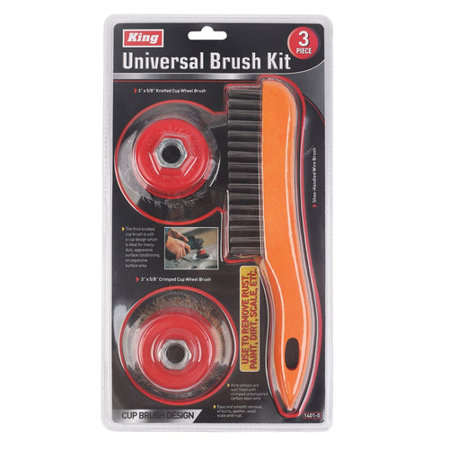 1401-0 - 3-PC UNIVERSAL BRUSH KIT