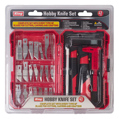 2014-0 - 41-PC HOBBY KNIFE SET