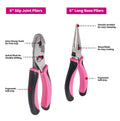 3103-0 - 2-PC PINK PLIER SET