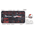 3121-0 - 14-PC HOUSEHOLD TOOL SET W/ HARD TRAY