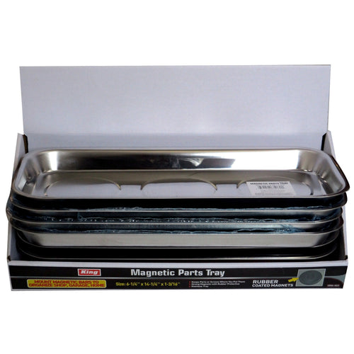 3506-0 - MAGNETIC PARTS TRAY RECTANGLE 6 1/4" X 14 1/4" X 1 3/16"