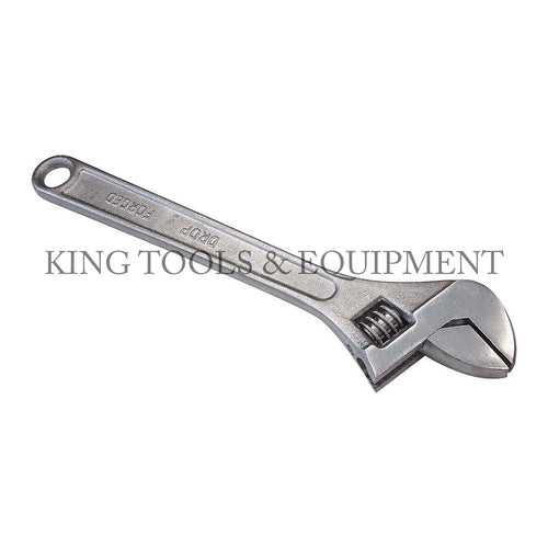KING 24" ADJUSTABLE WRENCH, Chrome-Plated Steel