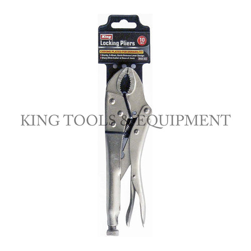 KING 10" Curved Jaws LOCKING PLIERS