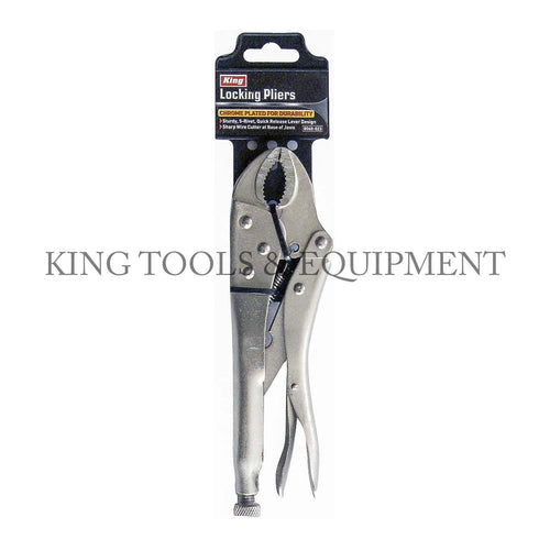 KING 12" Curved Jaws LOCKING PLIERS