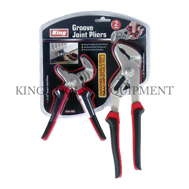 KING 2-pc GROOVE JOINT PLIERS SET (6.5" & 10")