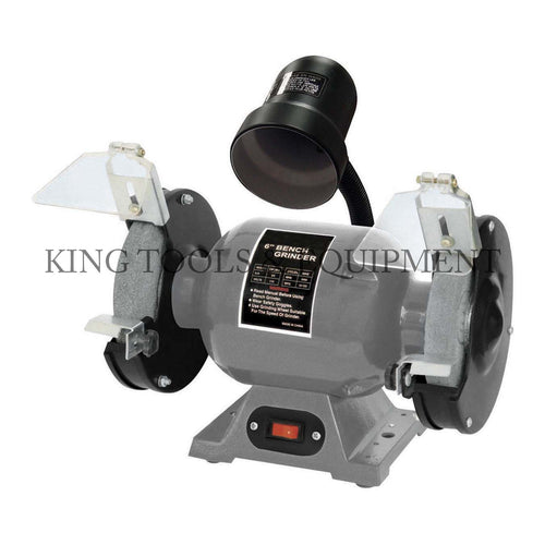 KING 6" BENCH GRINDER w/ Flex Light