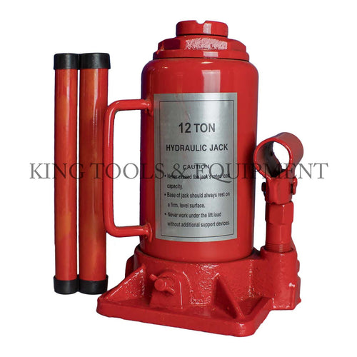 KING 12 Ton Hydraulic BOTTLE JACK