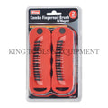 2-pc COMBINATION FINGERNAIL BRUSH SET w/ Magnet - 0261-0