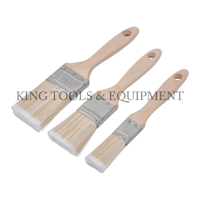 KING 3-pc PAINT BRUSH SET (1" - 1.5" - 2")