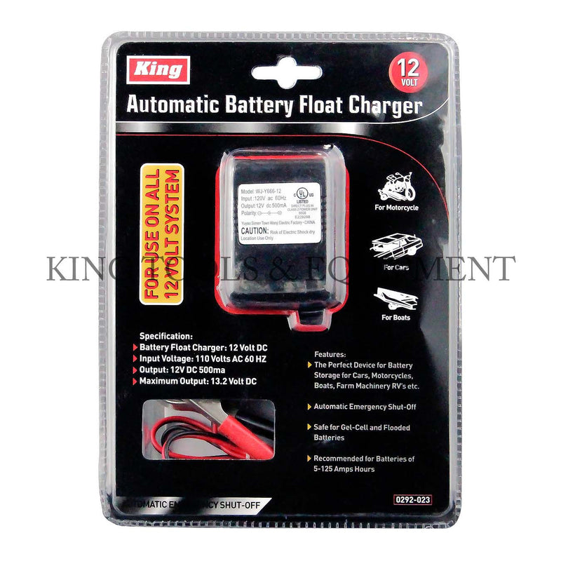 KING 12V Automatic BATTERY FLOAT CHARGER