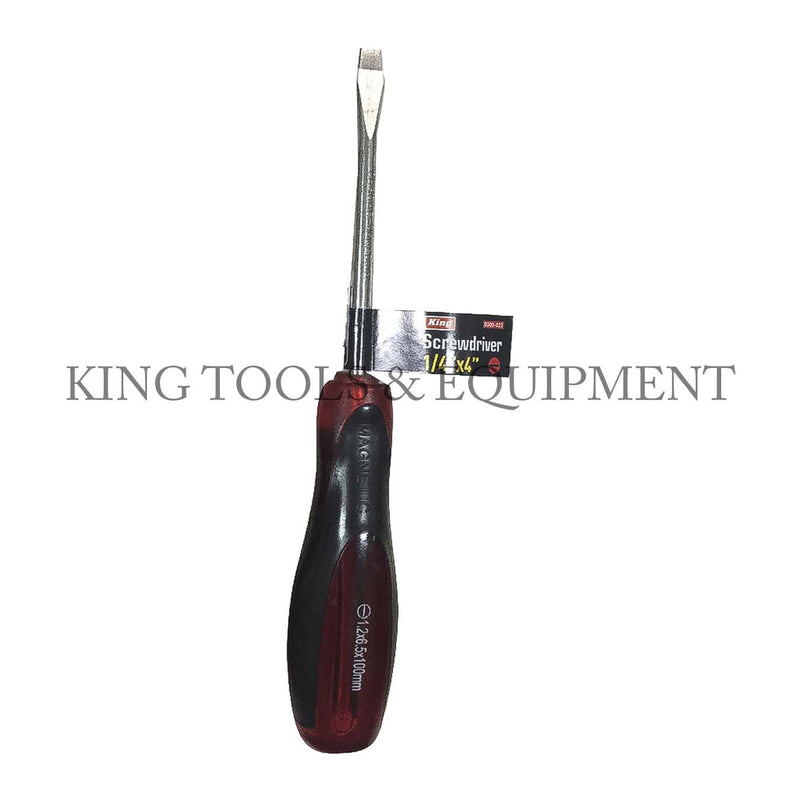 KING 1/4" x 4" SLOTTED SCREWDRIVER