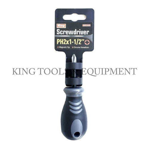 KING PH2 x 1-1/2" STUBBY SCREWDRIVER