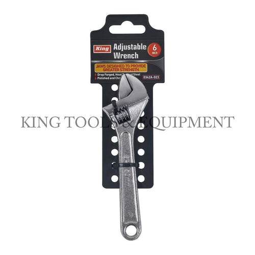 KING 6" ADJUSTABLE WRENCH 
