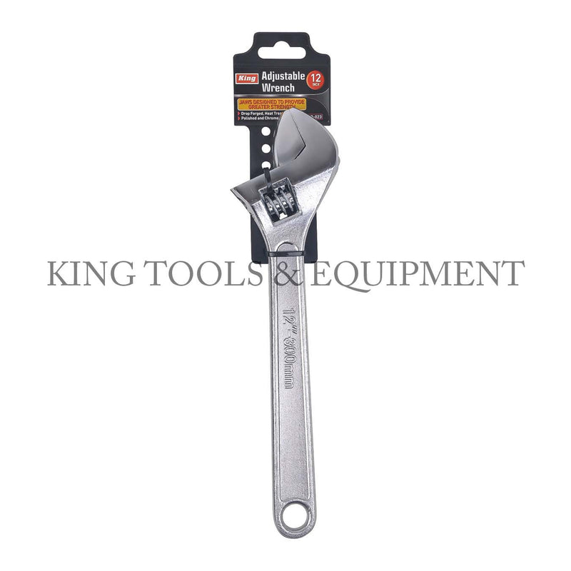 KING 12" ADJUSTABLE WRENCH
