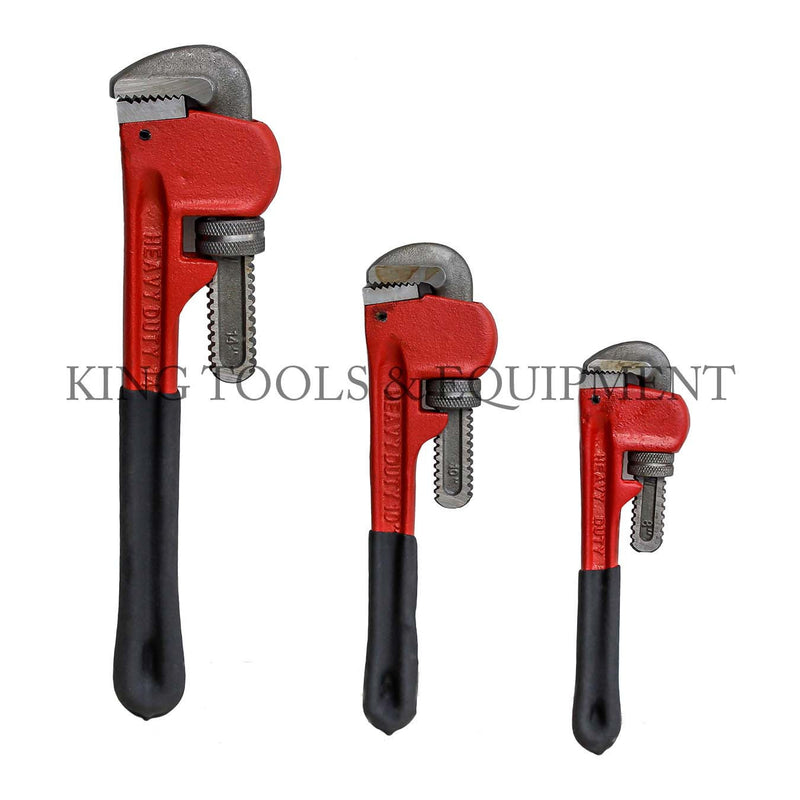 KING 3-pc PIPE WRENCH (14" 10" 8")