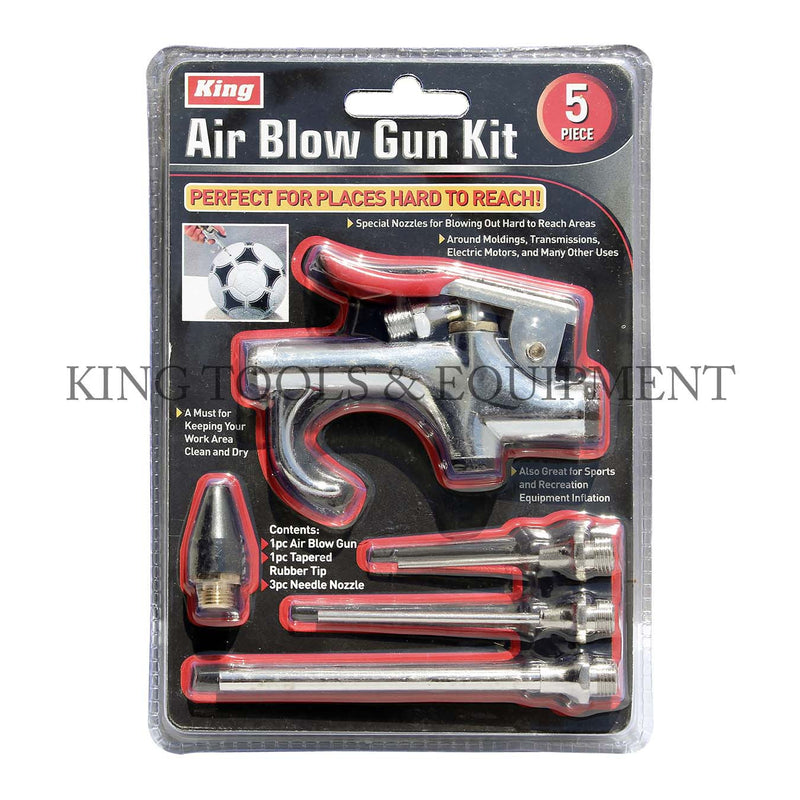 KING 5-pc AIR BLOW GUN SET