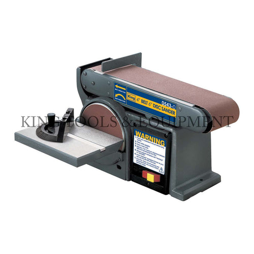 KING 6" DISC and BELT SANDER w/ 4" Sanding Belt