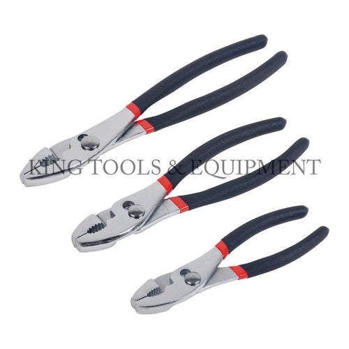 KING 3-pc SLIP JOINT PLIERS SET 6" - 8" - 10"