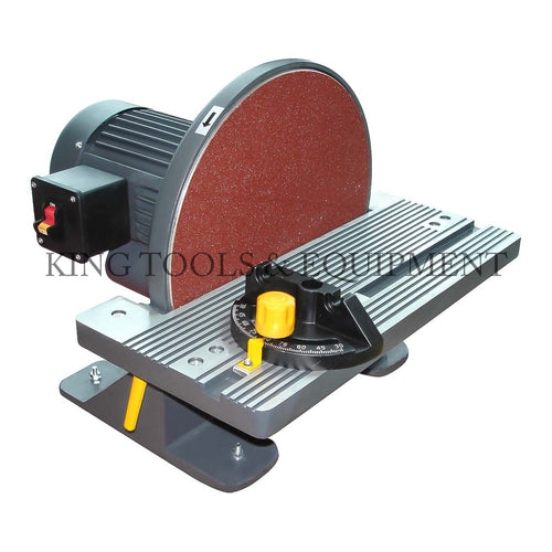 KING 12" 120V Tiltable DISH SANDER, 60Hz 7.5A 1750RPM