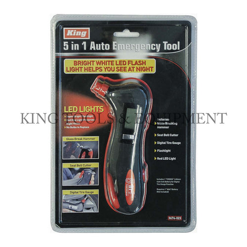 KING 5-in-1 AUTO EMERGENCY TOOL