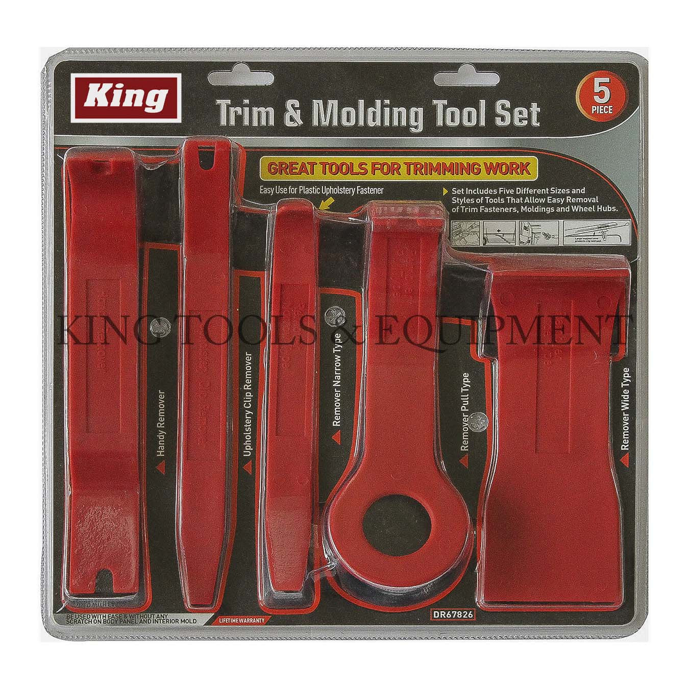 Trim And Molding Tool Set, 5-Piece