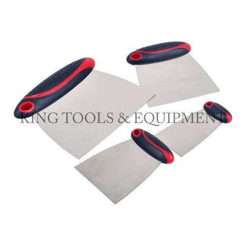 KING 4-pc Auto Body FILLER APPLICATOR SET