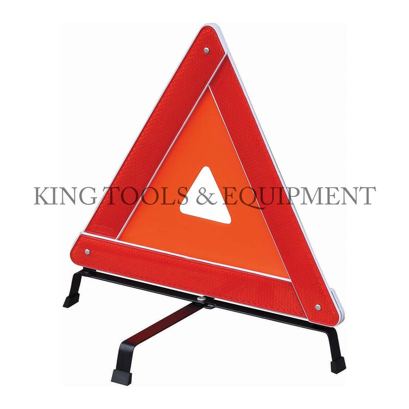 KING 18" Reflective and Foldable ROADSIDE WARNING TRIANGLE