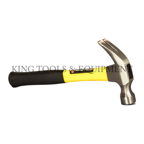 KING 16 oz CLAW HAMMER w/ Fiberglass Handle