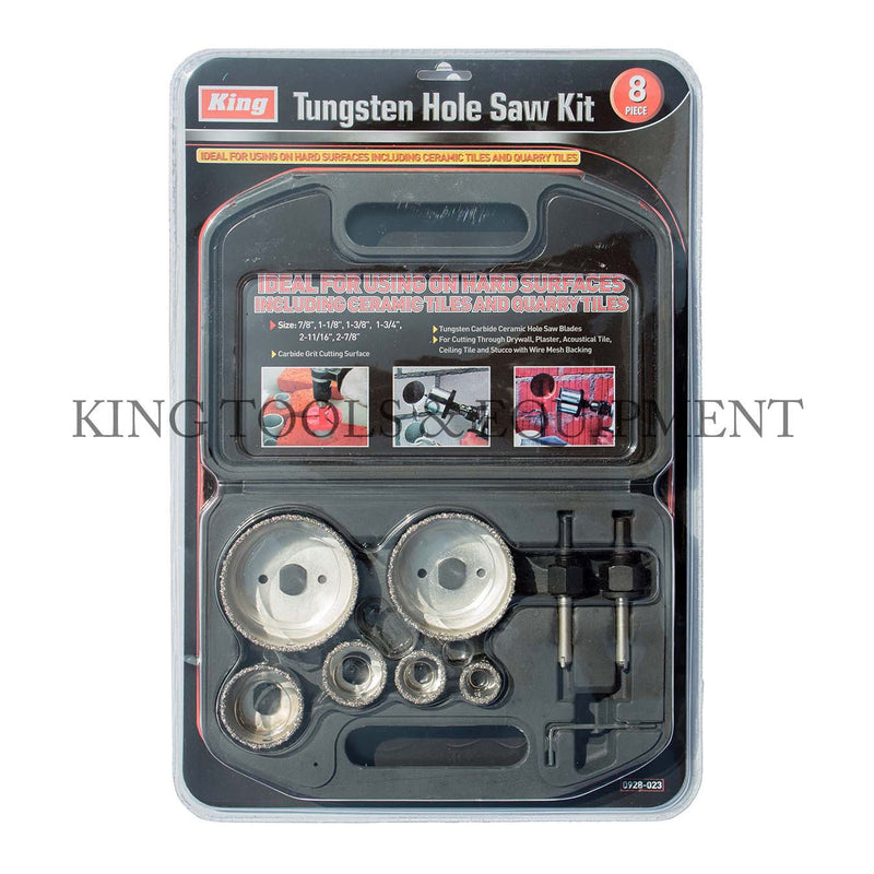 KING 8-pc TUNGSTEN SAW SET