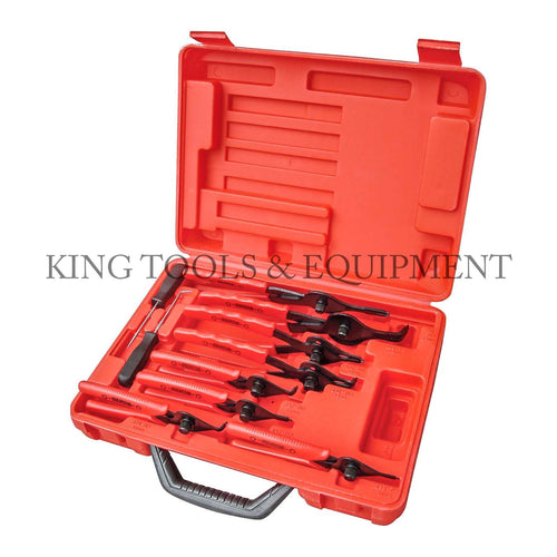 KING 11-pc Complete SNAP RING PLIERS SET w/ Blow Case