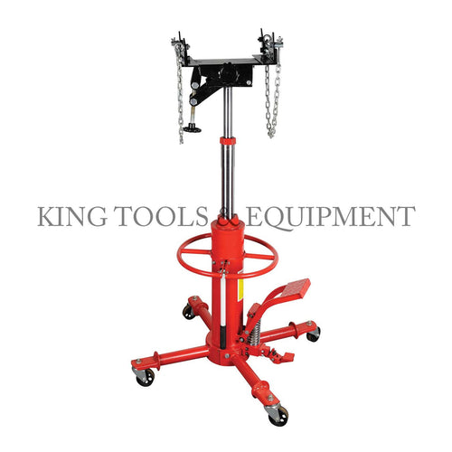 KING 1/2 Ton 2-Stage TRANSMISSION JACK w/ Swivel Casters