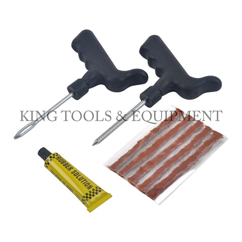 KING 8-pc Complete Emergency TIRE REPAIR KIT