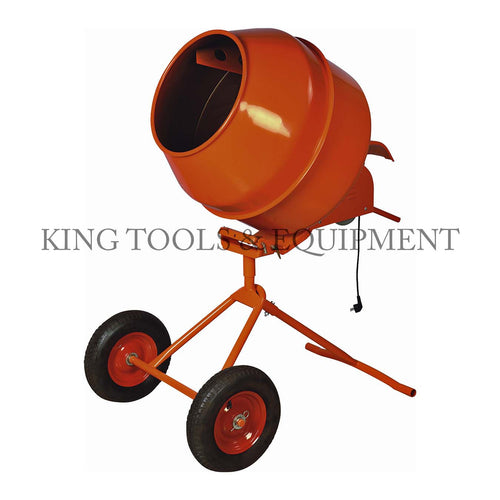 KING 8 Cu. Ft. Verticle Portable CEMENT MIXER, 110V 1/2HP 23RPM