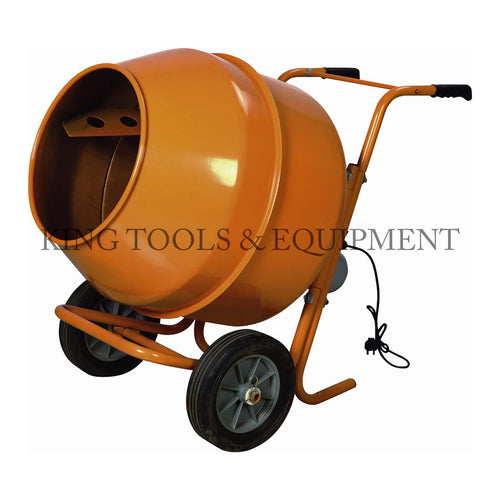 KING 5 Cu.Ft. Horizontal Portable CEMENT MIXER, 110V 1/2HP 23RPM