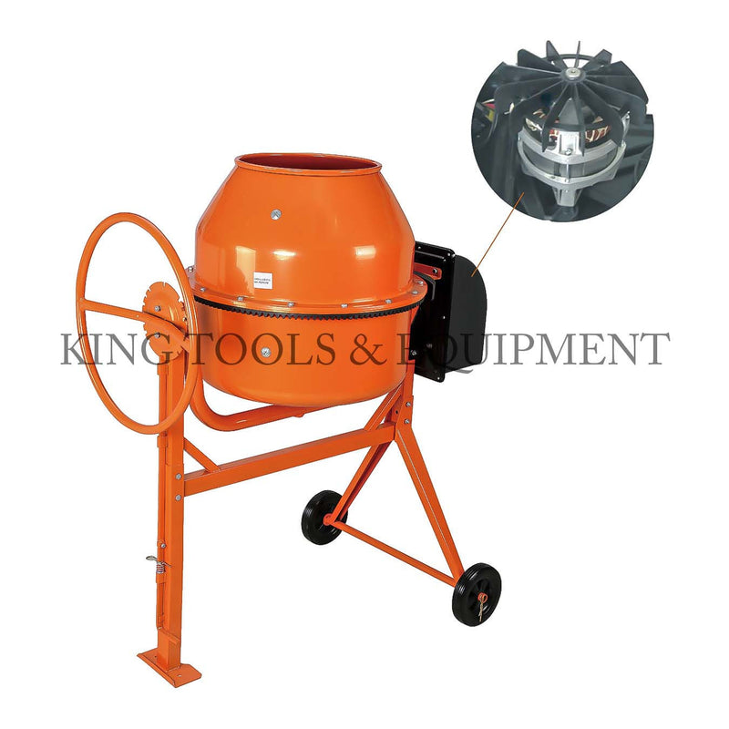 KING 170L CONCRETE MIXER w/ Solid Rubber Wheels