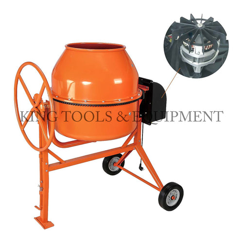 KING 250L CONCRETE MIXER w/ Solid Rubber Wheels