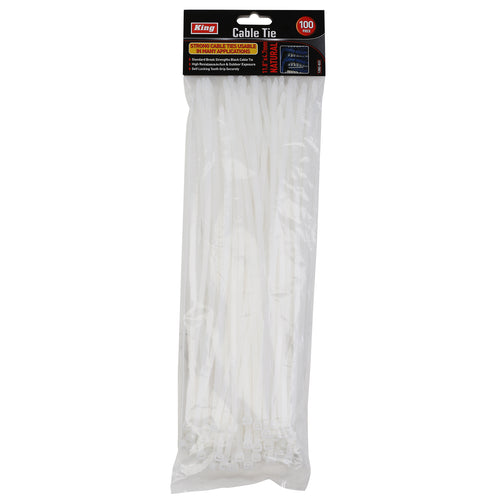 100-PC Cable Tie (11.8" x 4.7mm) Natural - 1282-0