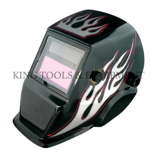 KING Auto-Darkening WELDING HELMET, Flaming Black