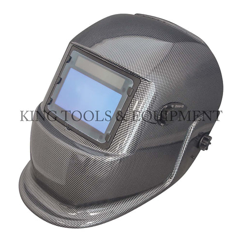 KING Auto-Darkening WELDING HELMET w/ Big View, Carbon Fiber