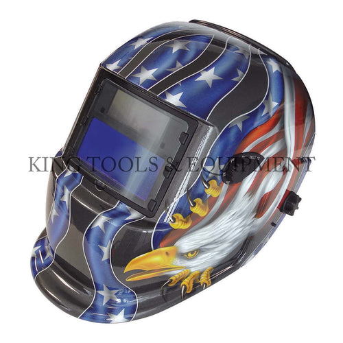 KING Auto-Darkening WELDING HELMET, Small View, American Eagle