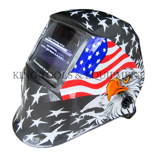 KING 6.5" View Auto-Darkening WELDING HELMET, American Eagle