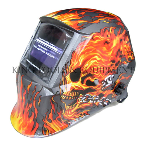 KING 6.5" View Auto-Darkening WELDING HELMET, Ghost