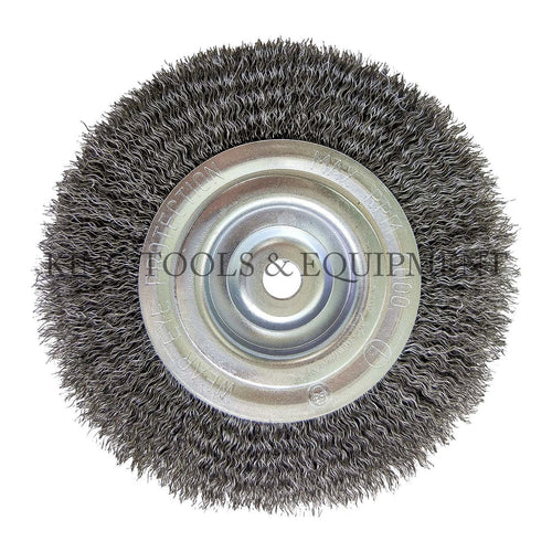 KING 6" WIRE BRUSH WHEEL, 6000 RPM Max