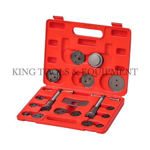 KING 18-pc POSITIVE and NEGATIVE CALIPER WIND BACK KIT w/ Case