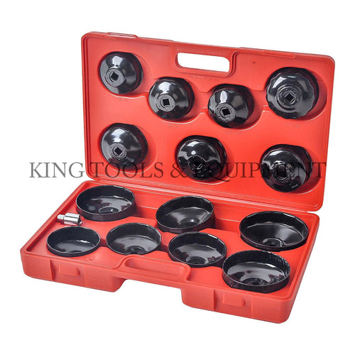 KING 14-pc Cup Type OIL FILTER WRENCH SET