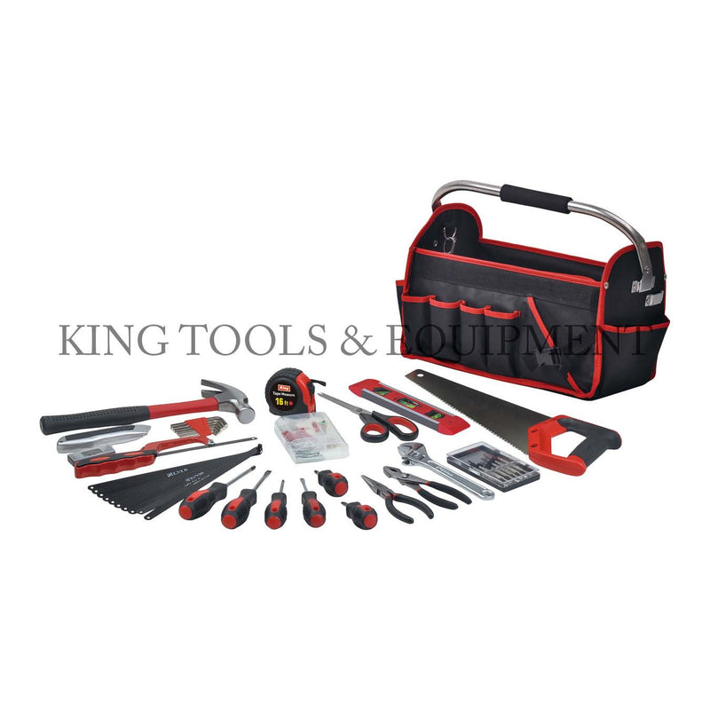 KING 52-pc Assorted COMPLETE COMBINATION TOOL SET w/ Canvas Bag